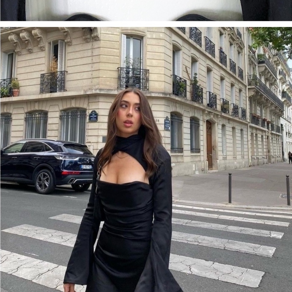 Perfect black corset dress